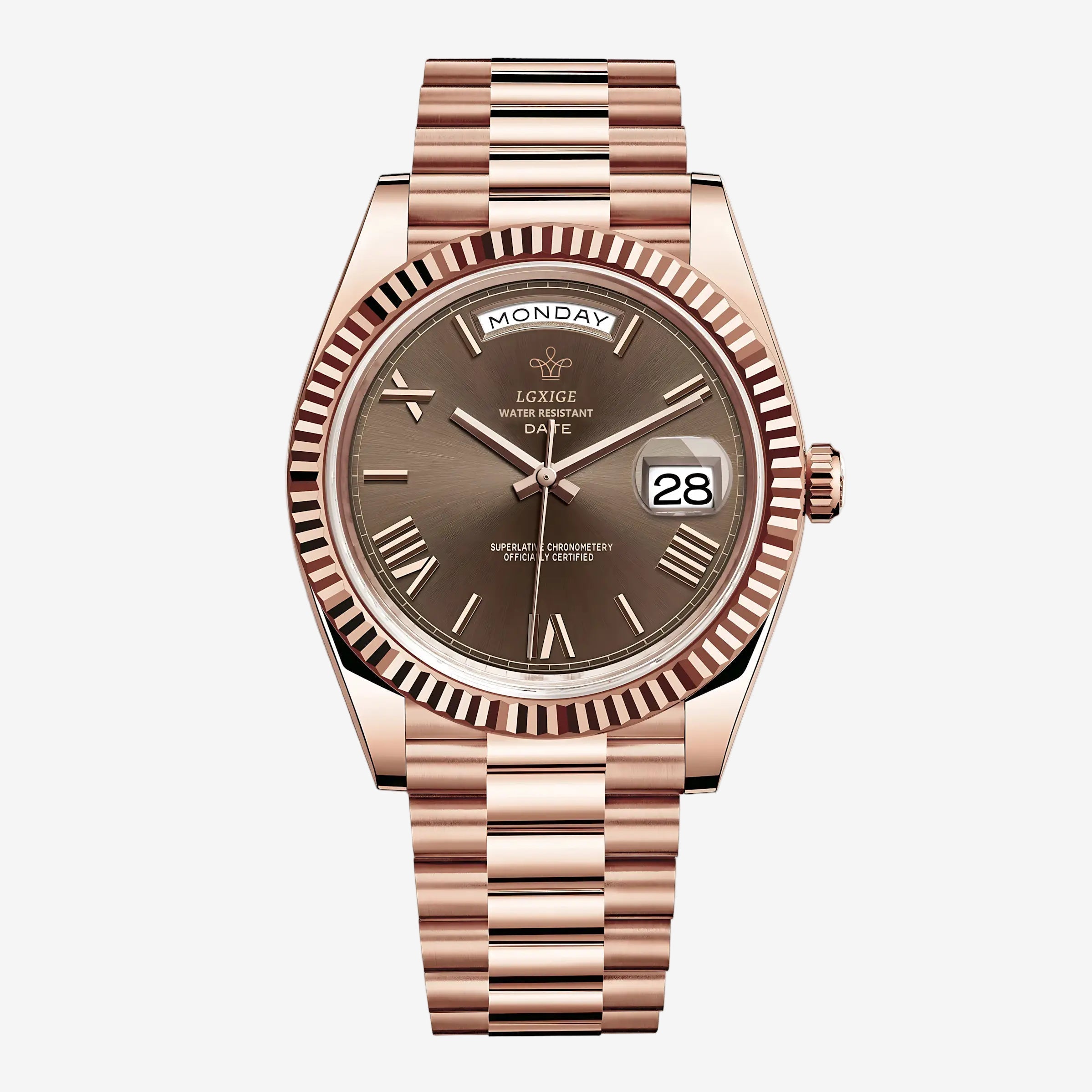 KYNOR DATE TIME - COCOA ROSE GOLD
